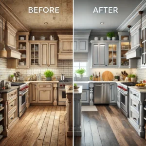 Before and After Kitchen Remodel